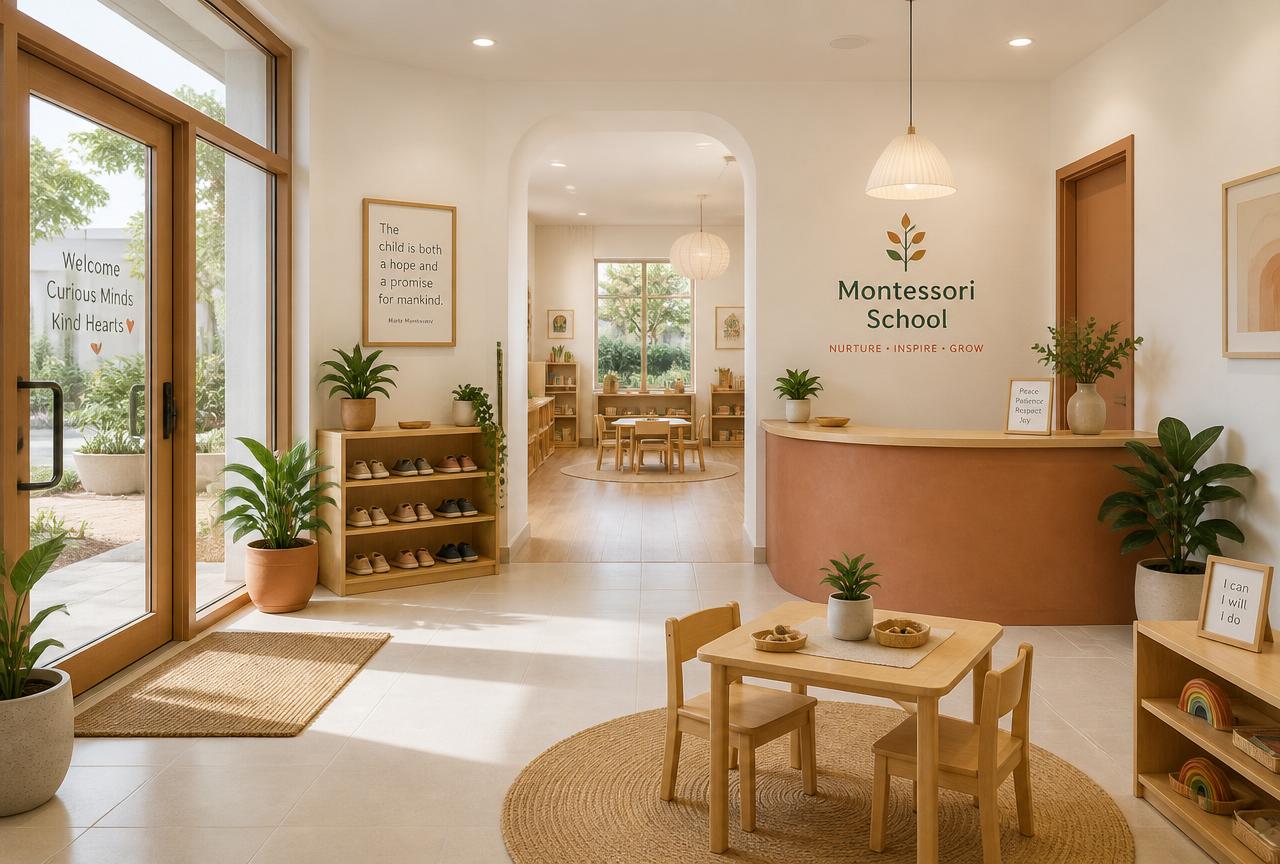 Bright Arunodeep Montessori classroom with child-sized furniture and learning materials